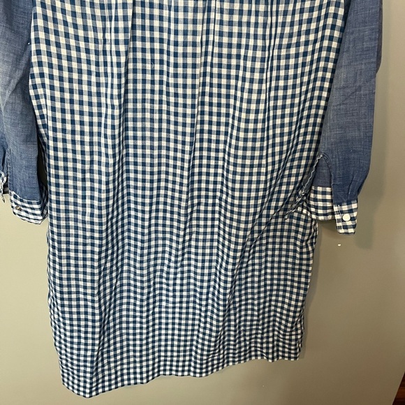 Models Coat x Vintage Blue Gingham Button Down House Dress - Picture 7 of 10